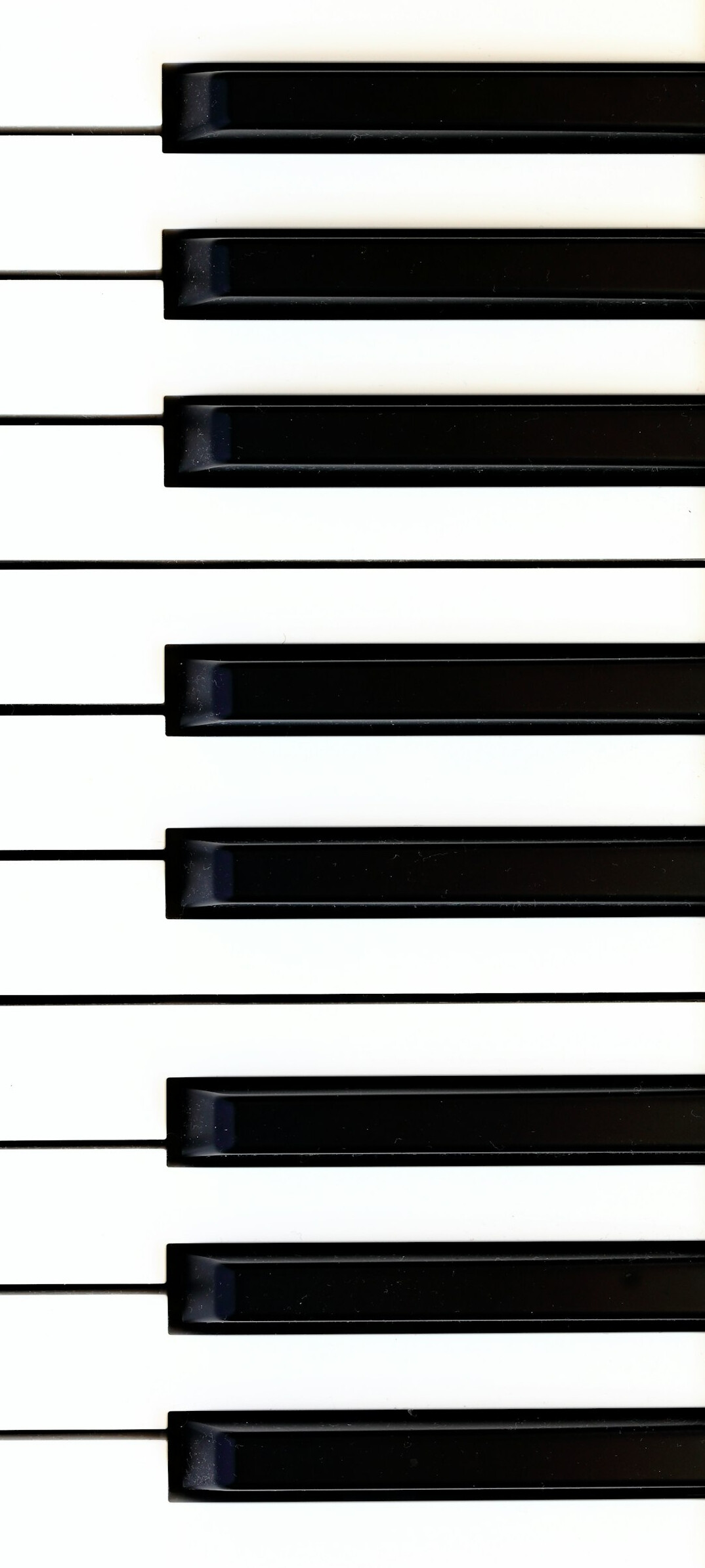 piano keys closeup