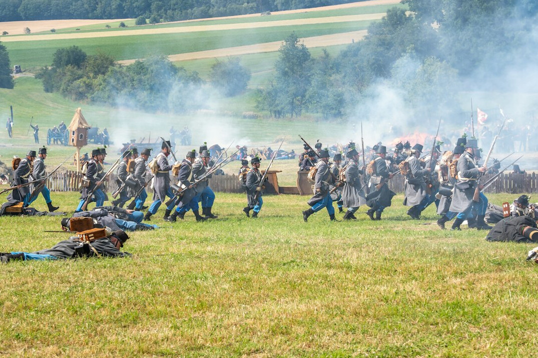 historical battle reenactment