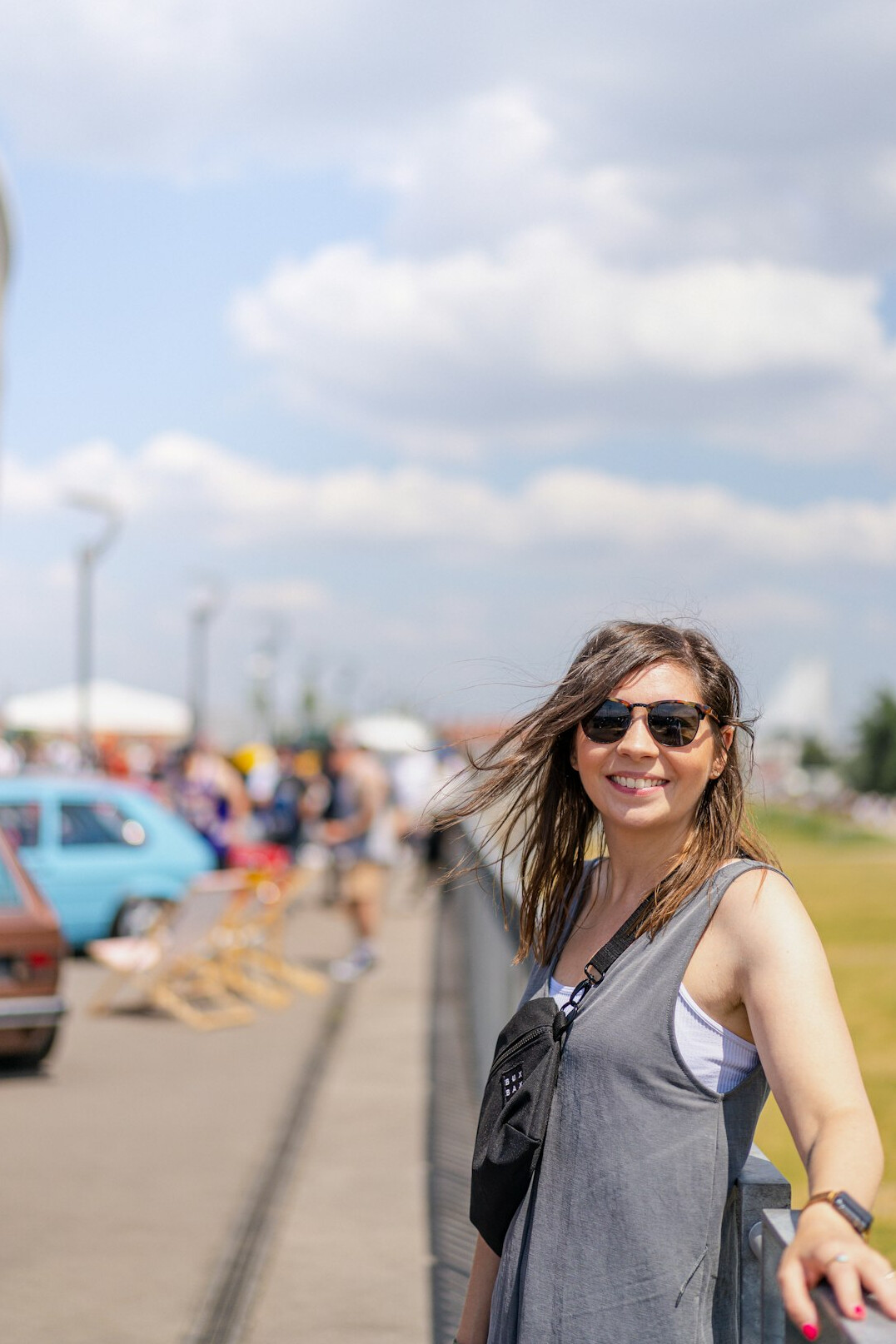 Portrait of a smiling Polish woman editor