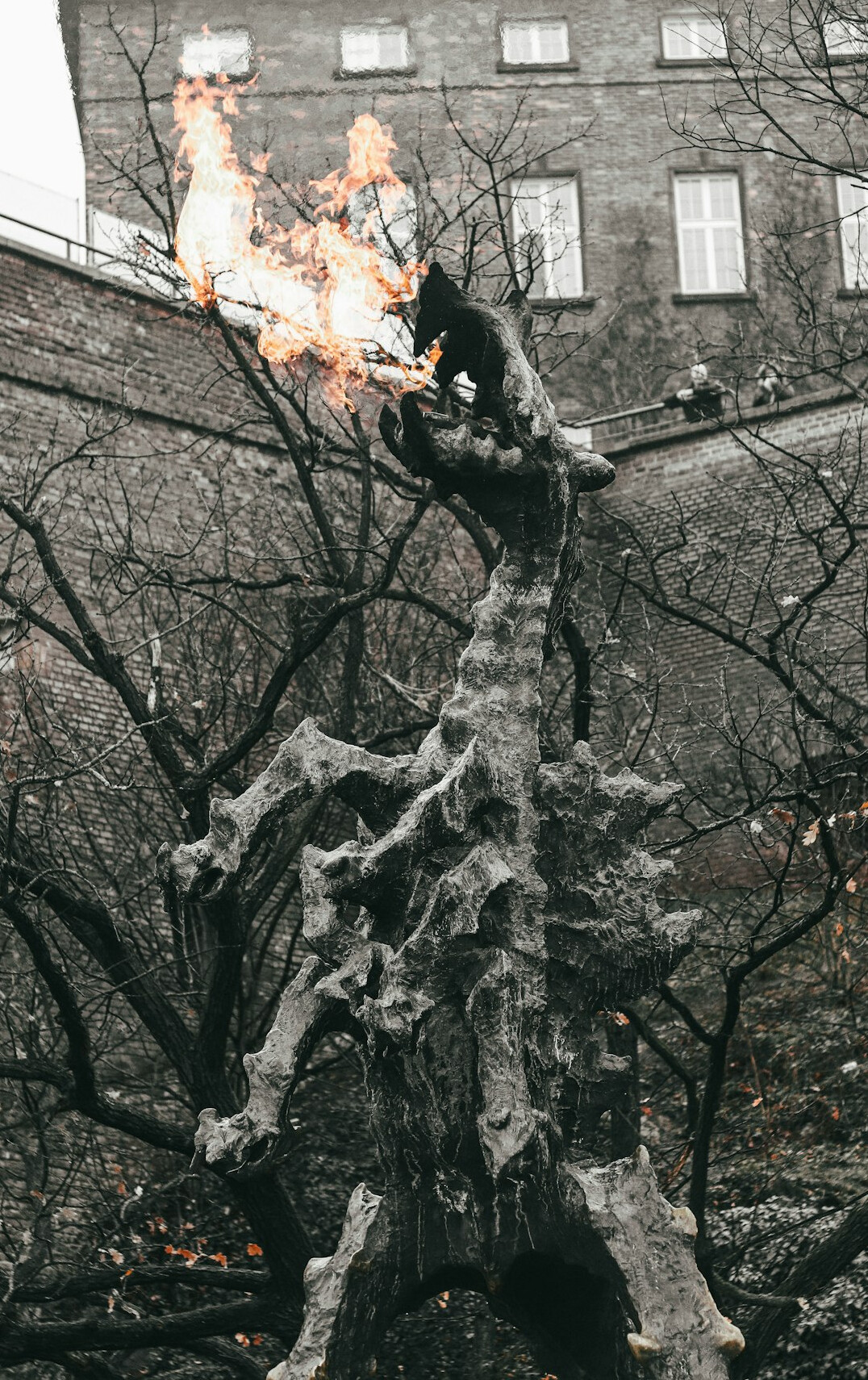 krakow dragon statue